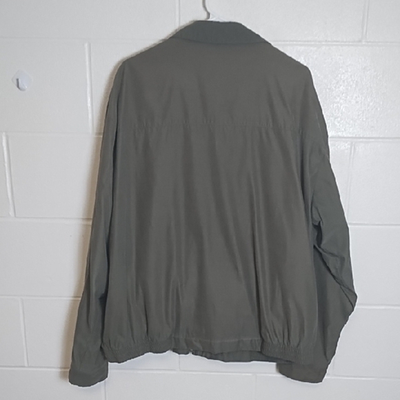 Croft & Barrow Olive Green Jacket @ Outside Pockets 2 Inside Pockets Soft Sueded - Picture 2 of 14